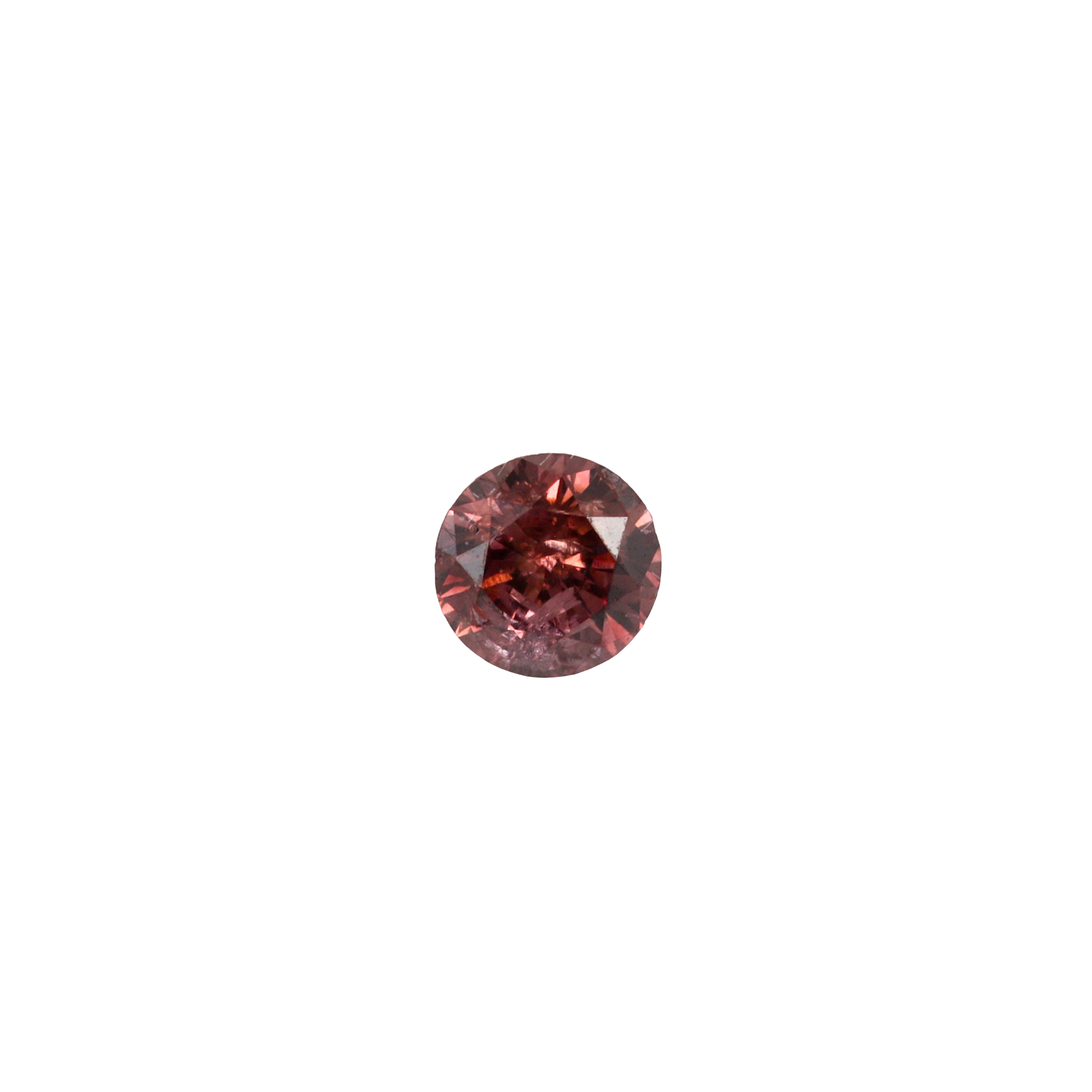 0.04ct 1PP Round Brilliant Cut Argyle Pink Diamond