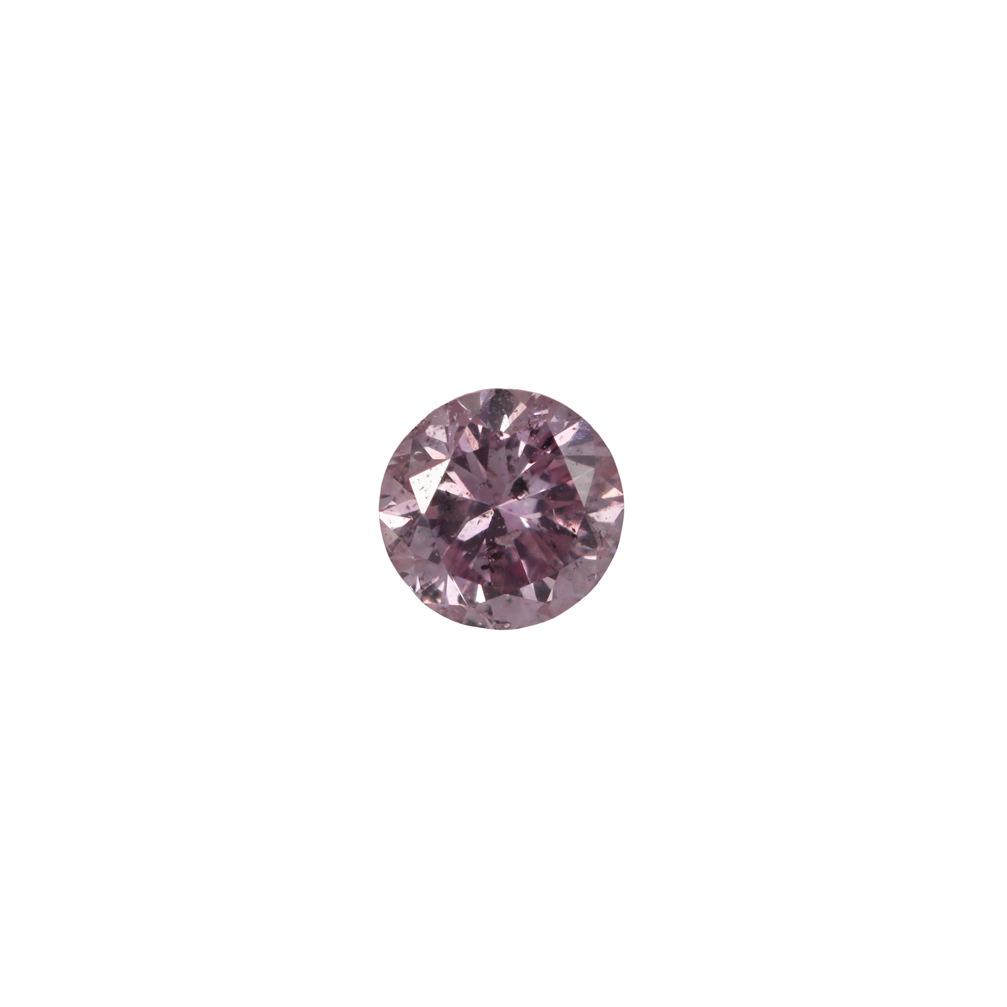 0.074ct 5P Round Brilliant Cut Argyle Pink Diamond