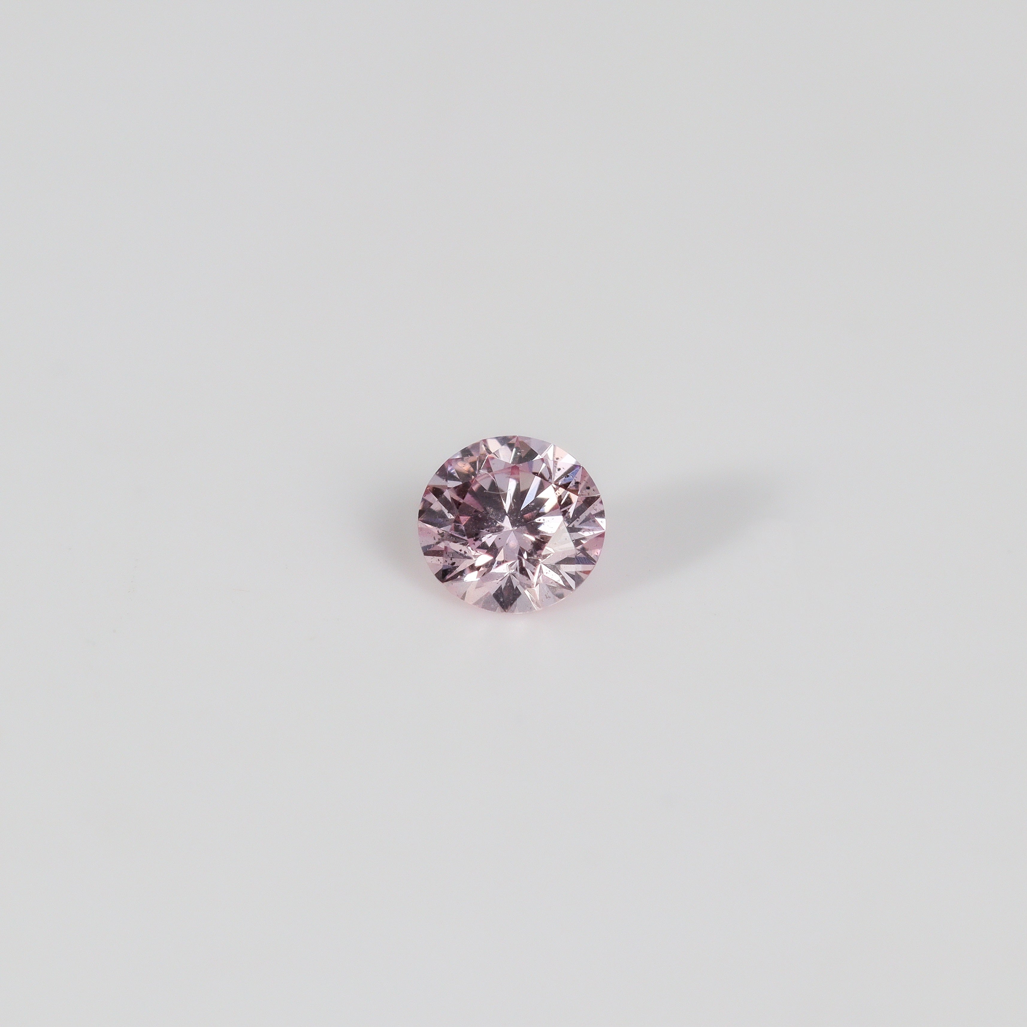 Argyle Pink Diamond 0.10ct Round SIAV 7PP