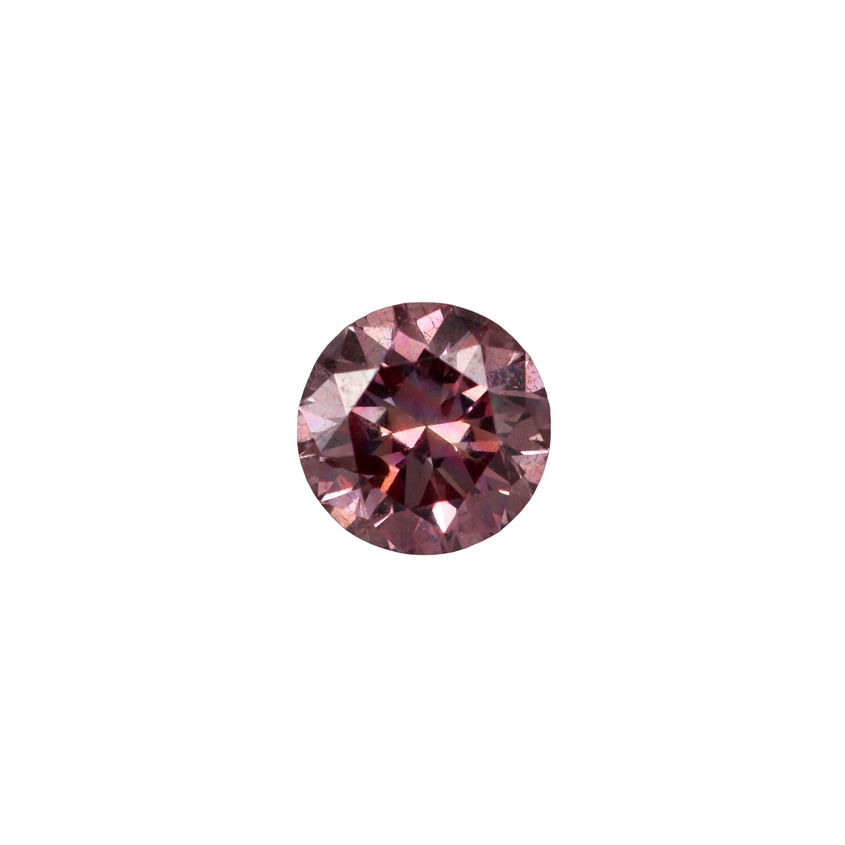 0.10ct 3PP Round Brilliant Cut Argyle Pink Diamond