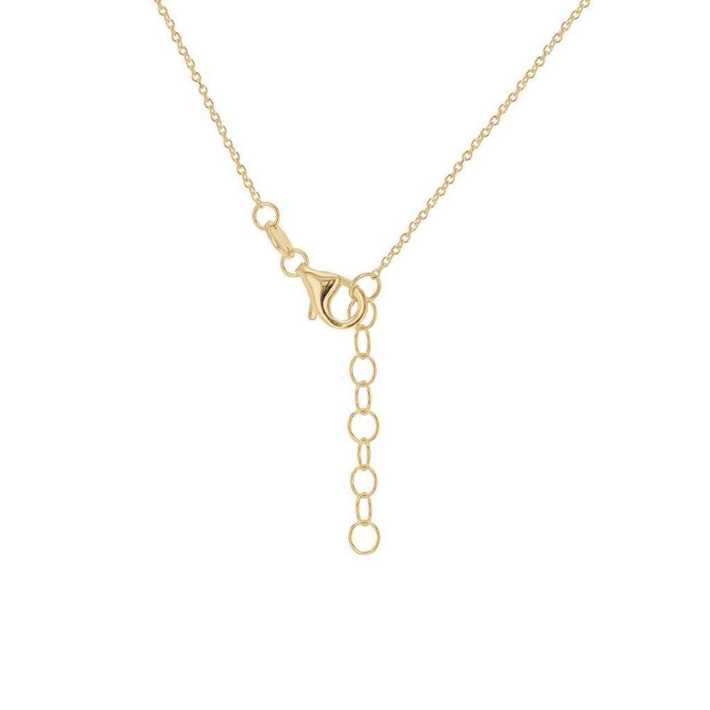 9K Yellow Gold Solid Padlock & Key Necklace 41-43cm