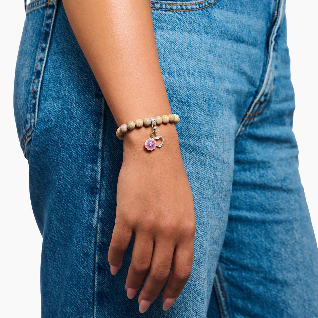 THOMAS SABO Open heart charm with zirconia