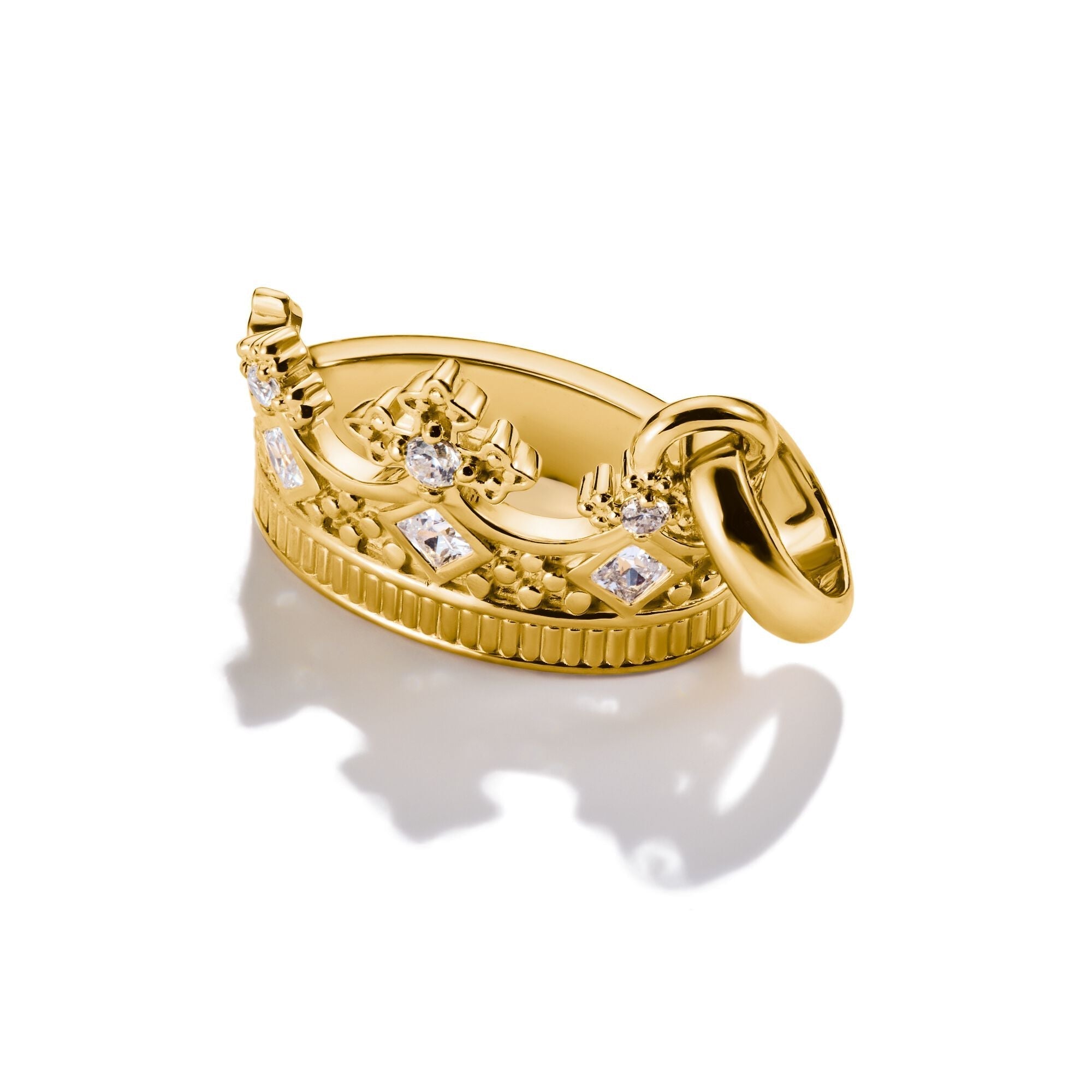THOMAS SABO Connect Charm crown Gold
