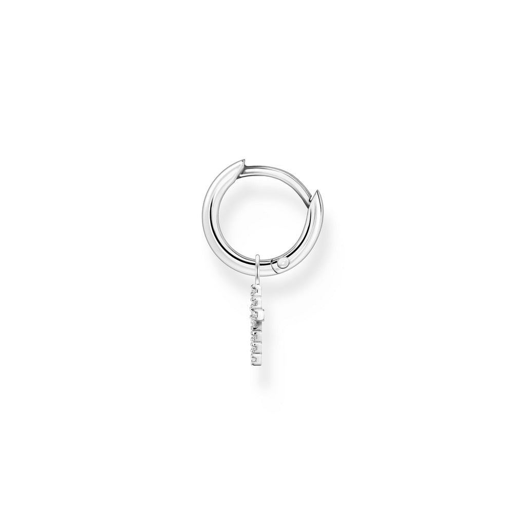 Thomas Sabo Single hoop earring with cross prendant silver