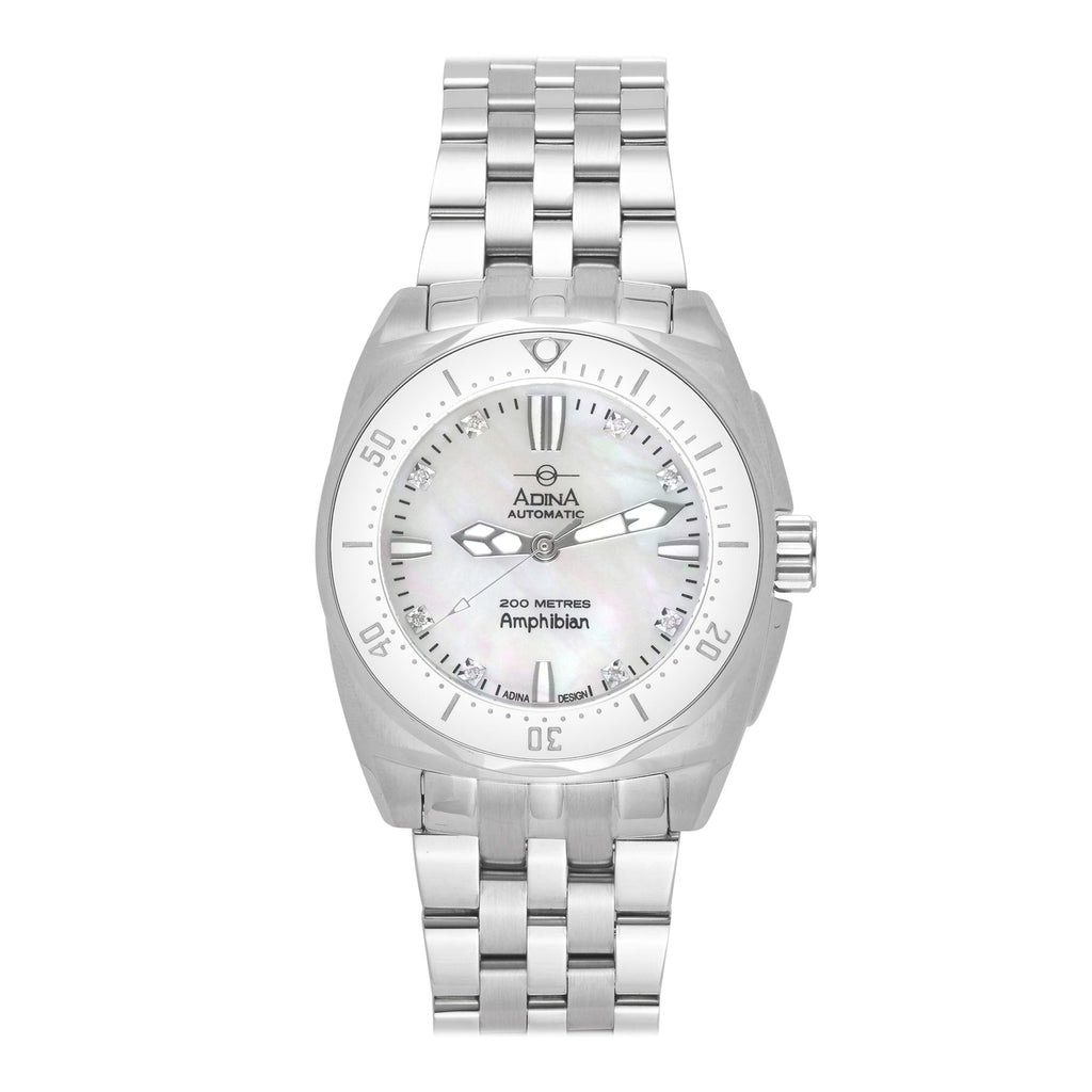 Adina - Automatic Amphibian Ladies Diamond Set Dress Dive Watch