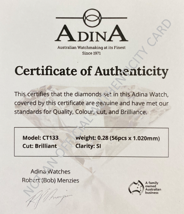 Adina - Diamond Set Kensington Dress Watch