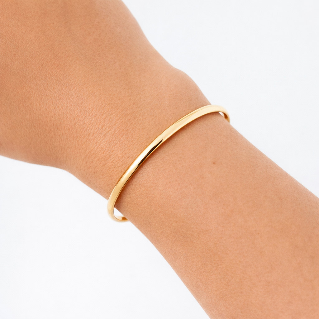 Leon Baker - 9kyg Half Round Bangle