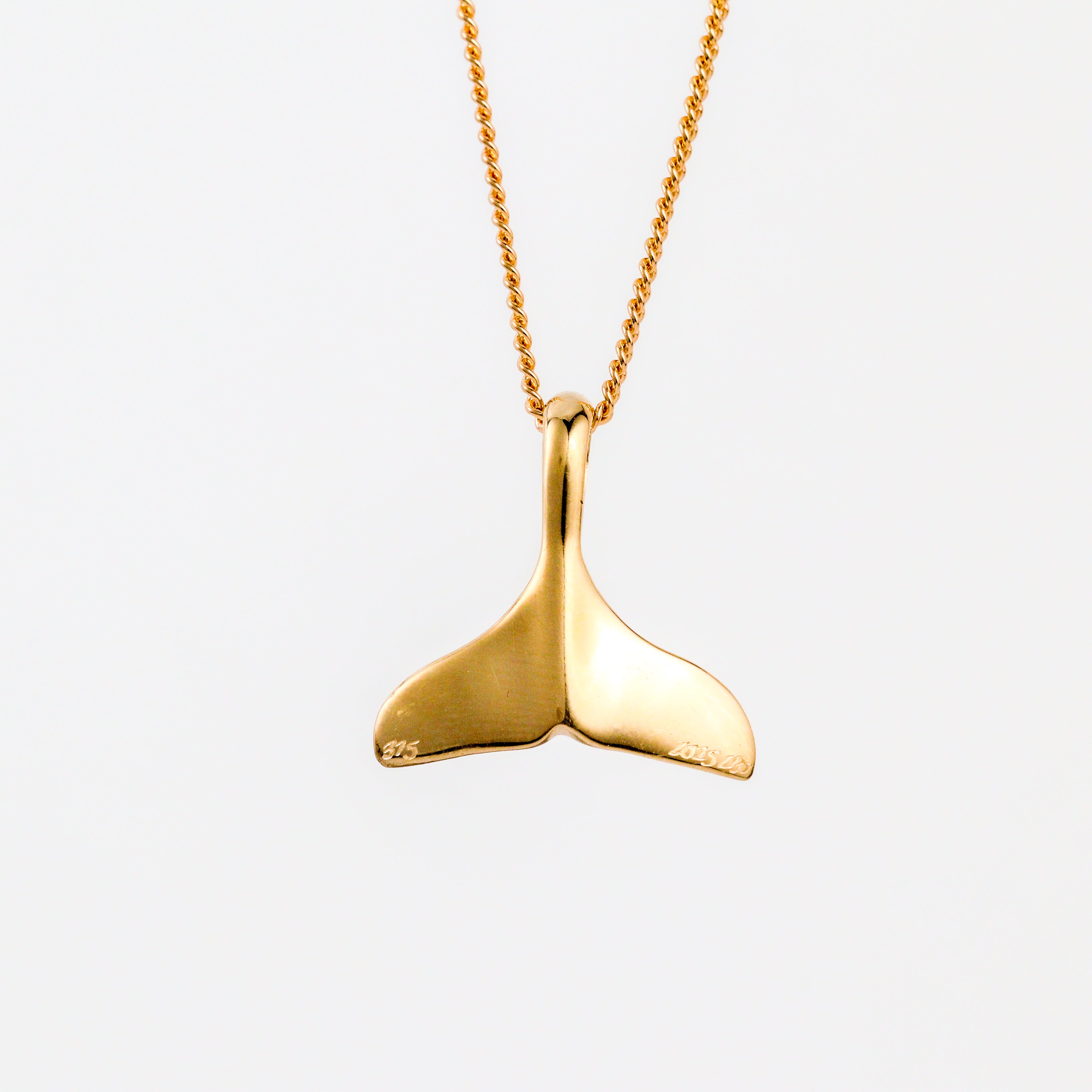Coral Bay Jewels - 9kyg Whale Tail Pendant