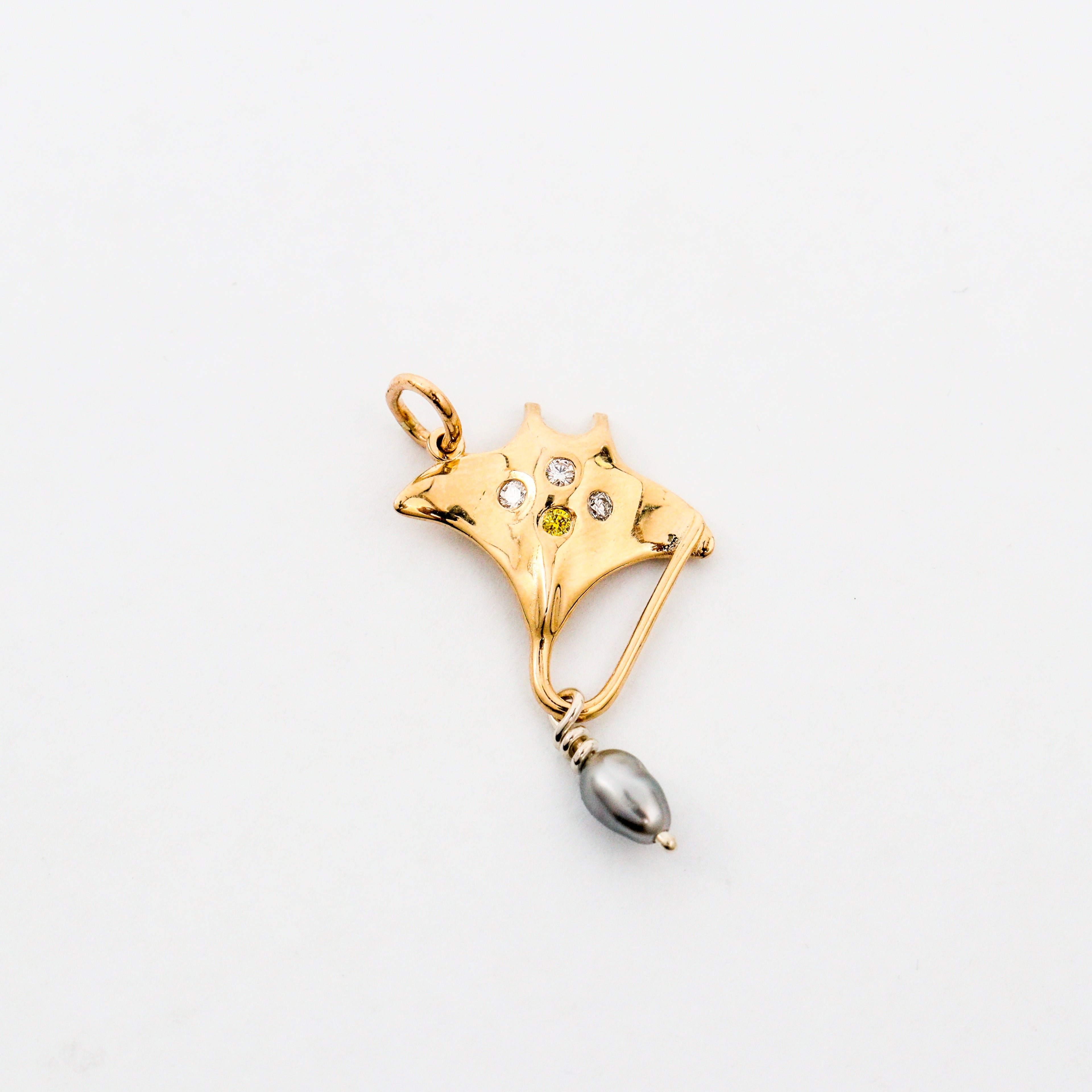 Coral Bay Jewels - 9kyg Stingray Drop Pearl Pendant