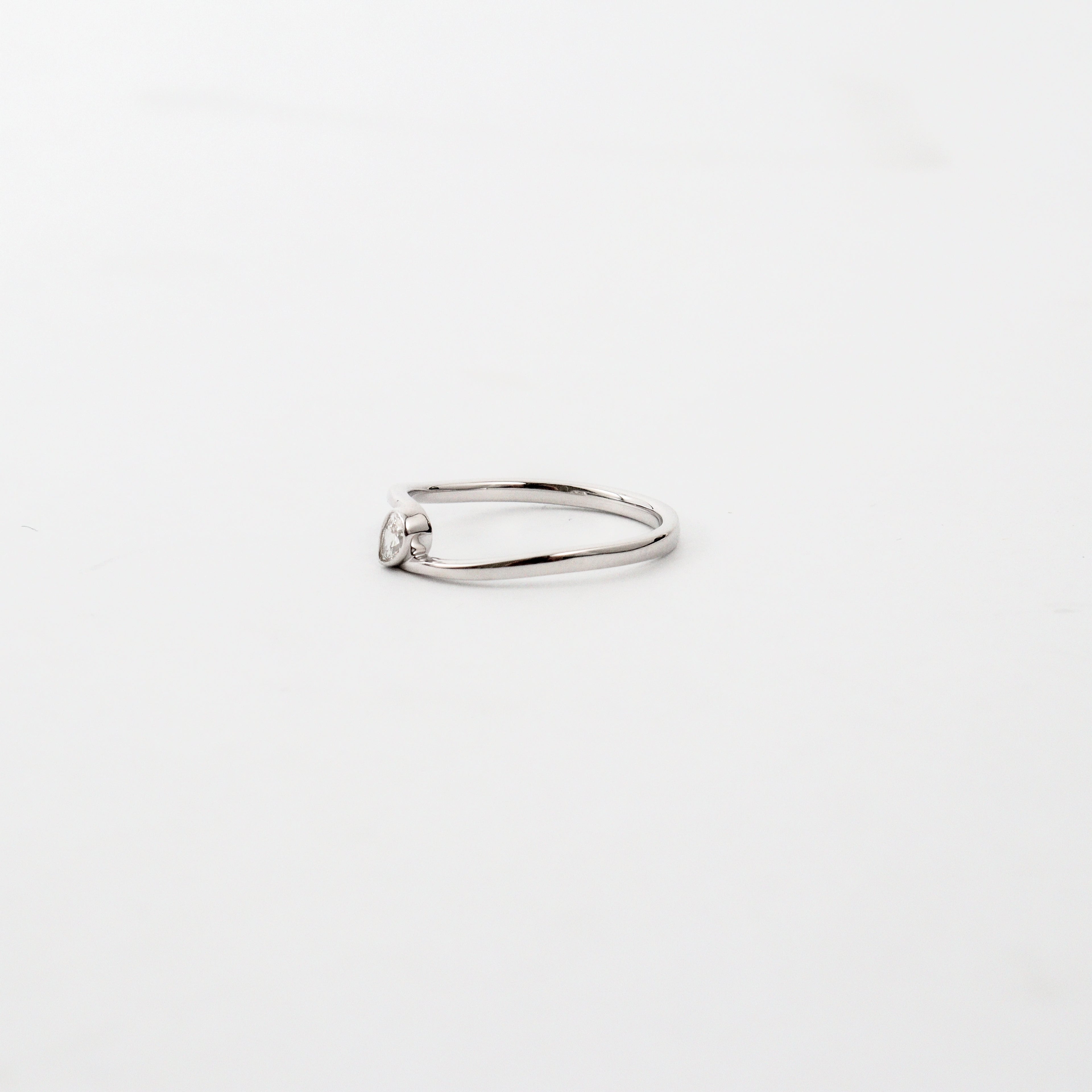 Leon Baker – White Gold Lab Diamond Ring