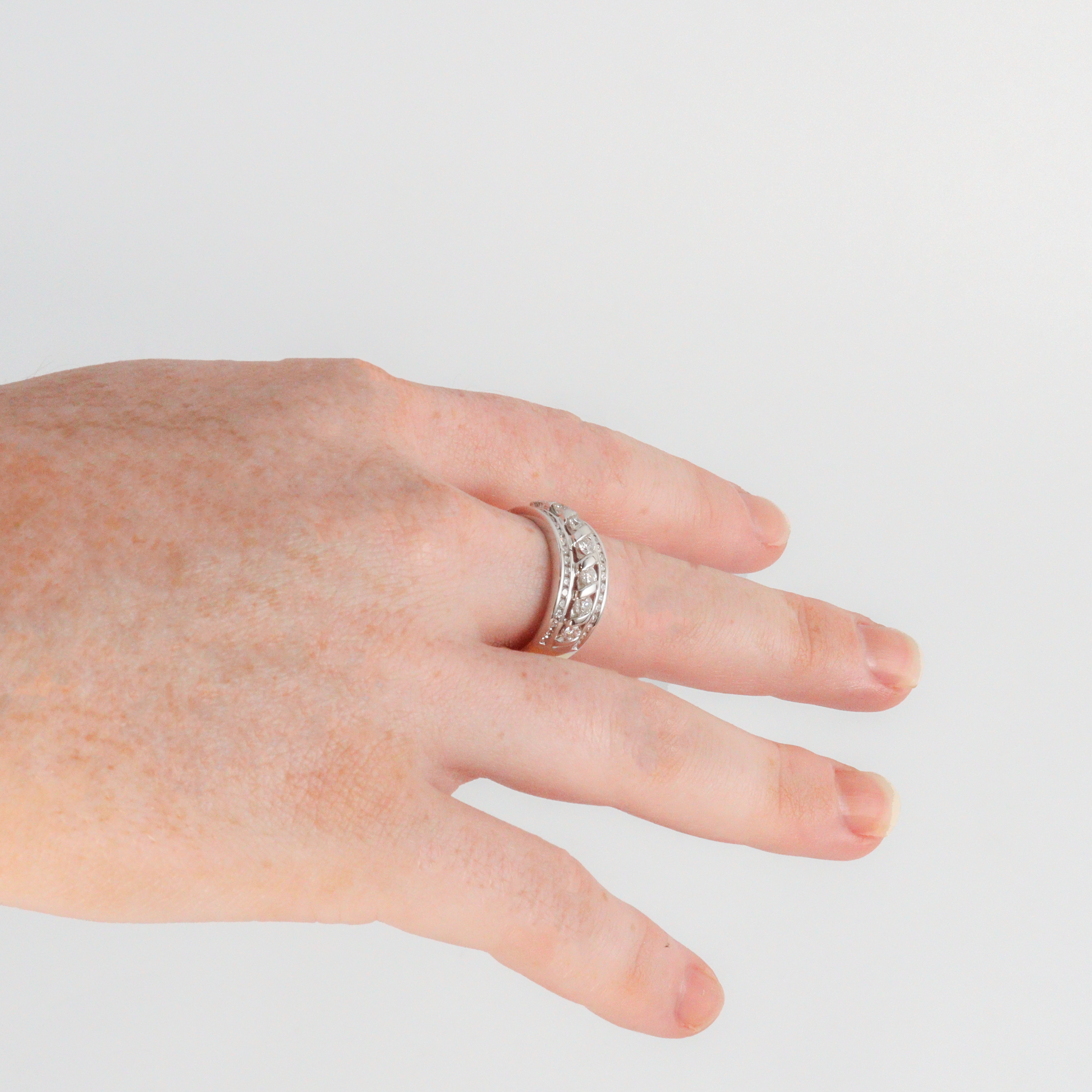 Leon Baker - Two-tone Diamond Ring