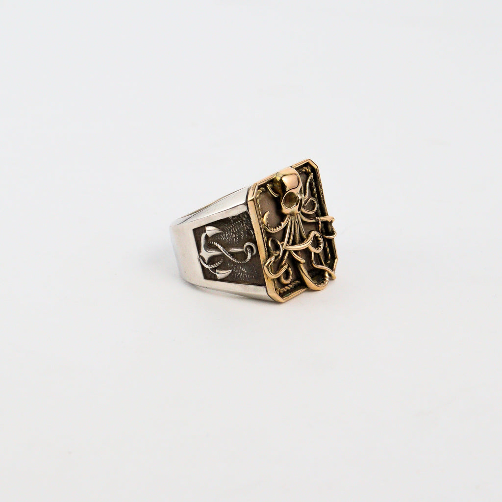 Coral Bay Jewels - Kraken Signet Ring