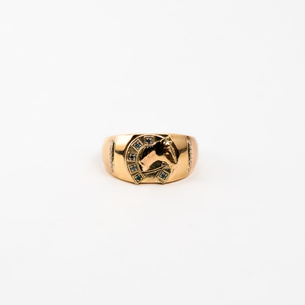 Leon Baker - Gold Horse Ring