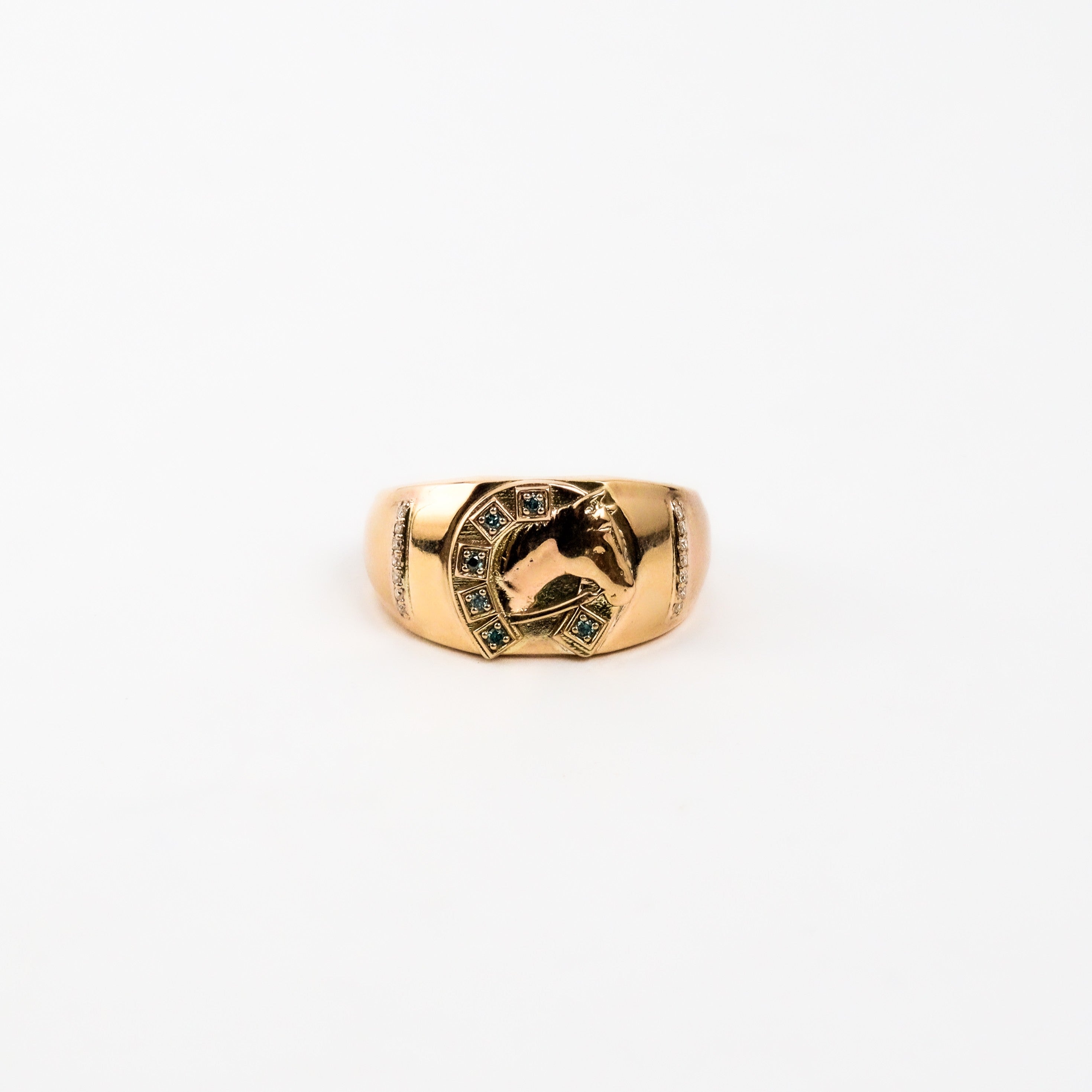 Leon Baker - Gold Horse Ring