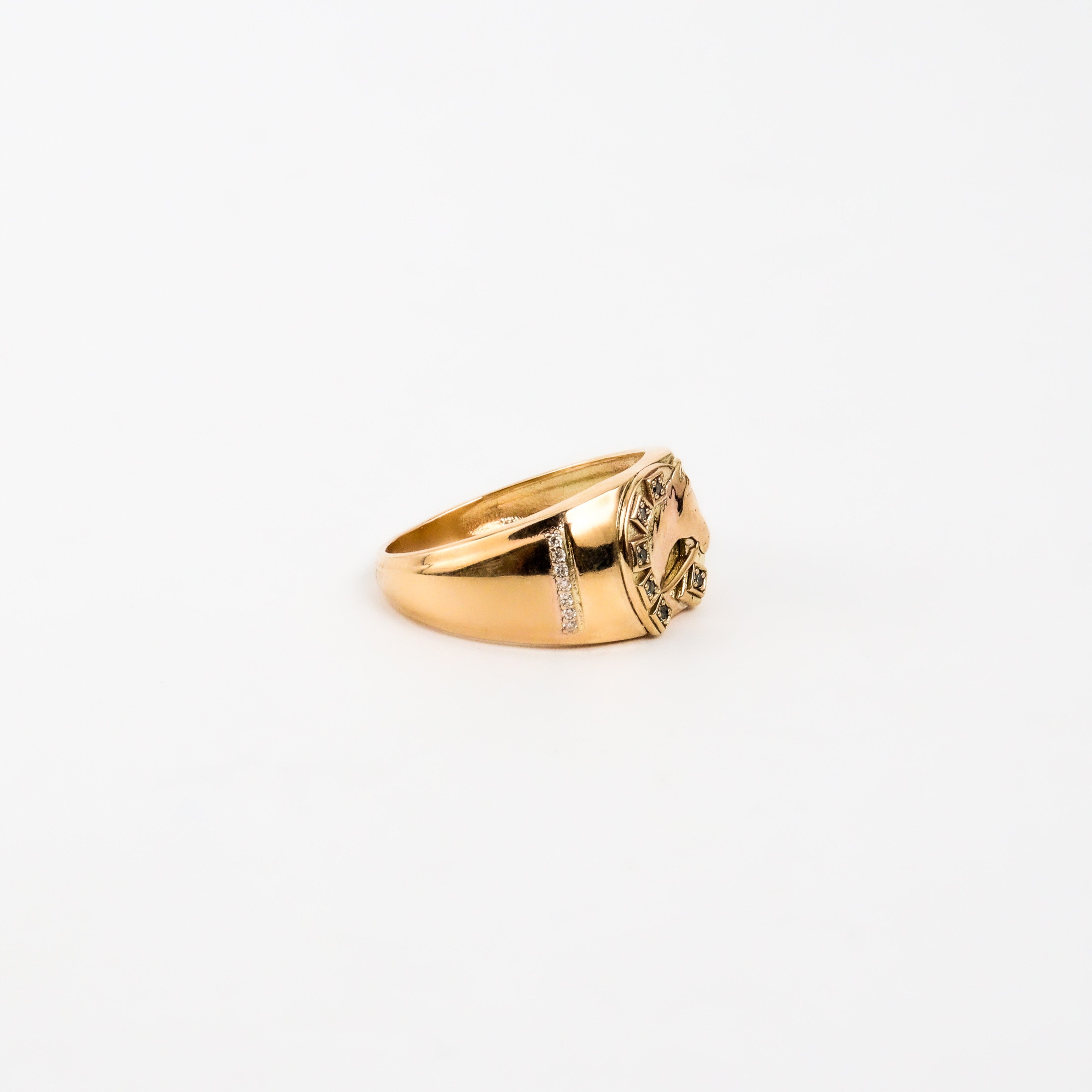Leon Baker - Gold Horse Ring