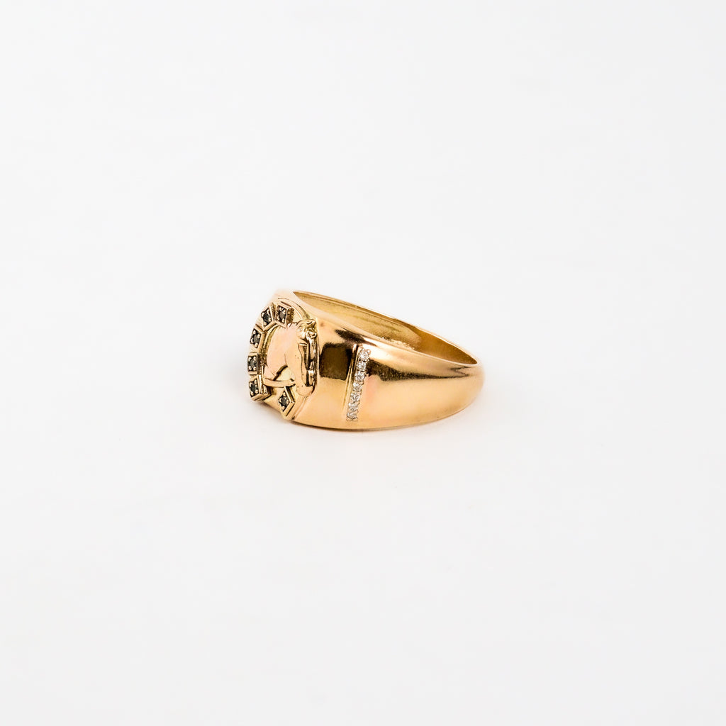 Leon Baker - Gold Horse Ring