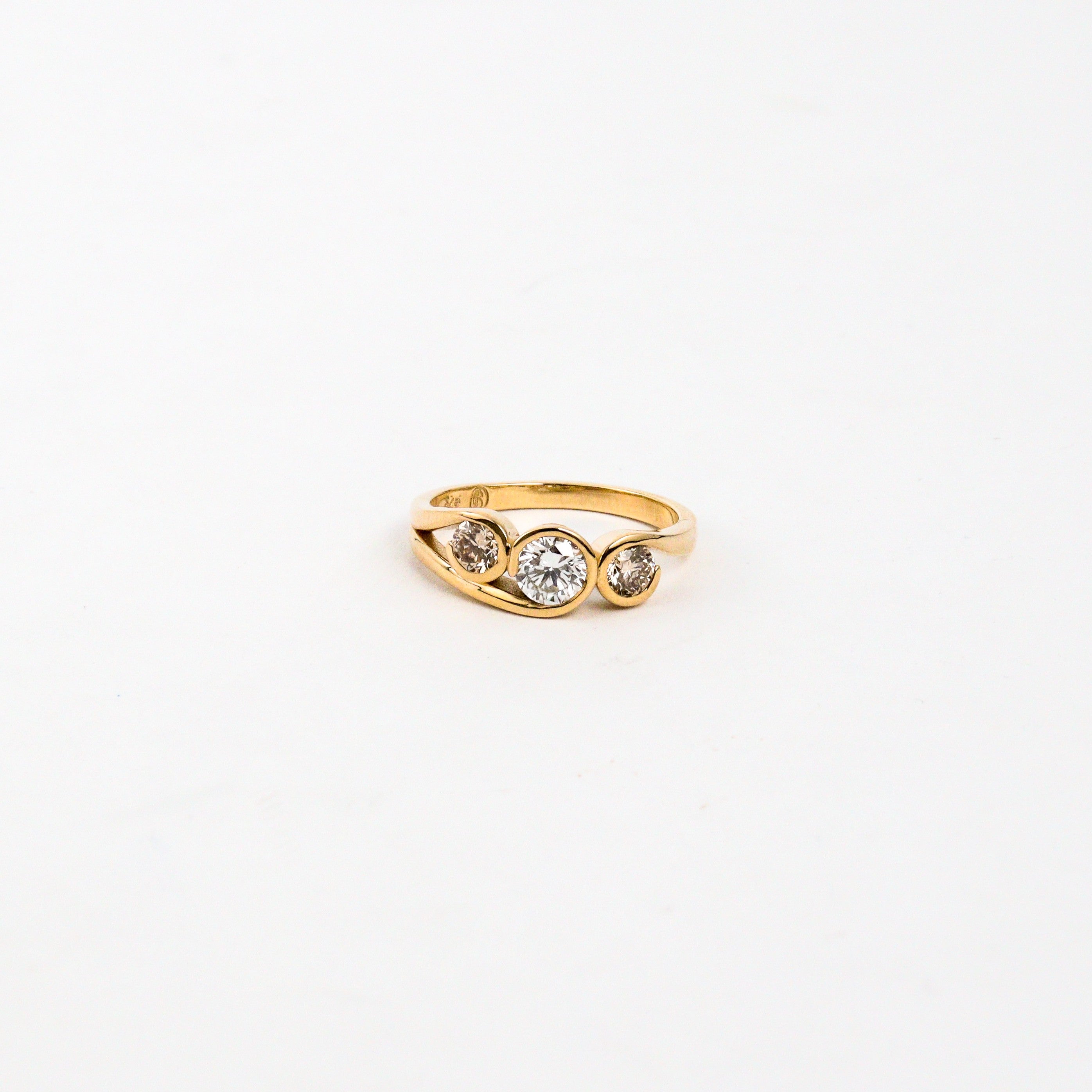 Leon Baker - Gold Trilogy Diamond Ring