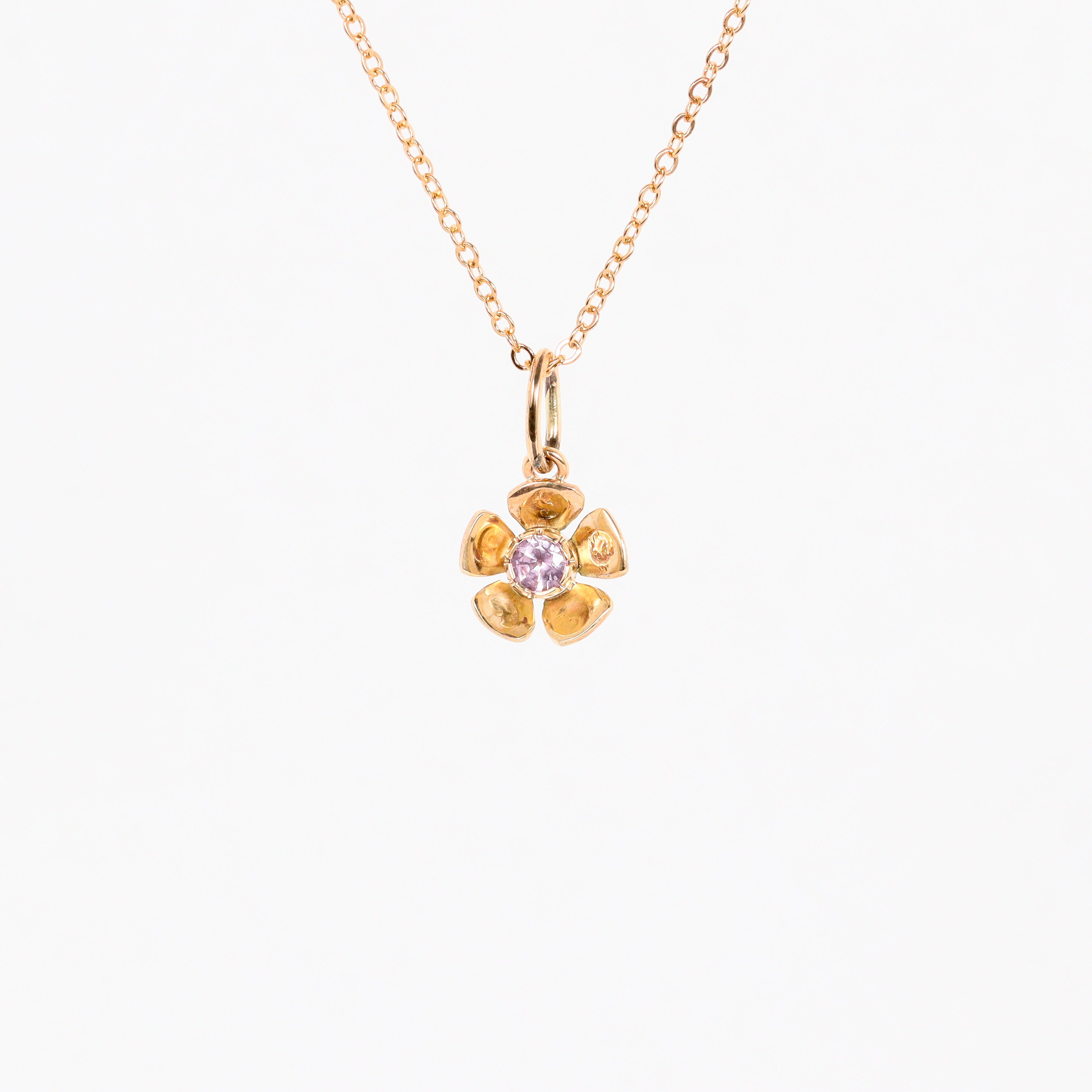 Leon Baker - Pink Sapphire Geraldton Wax Pendant