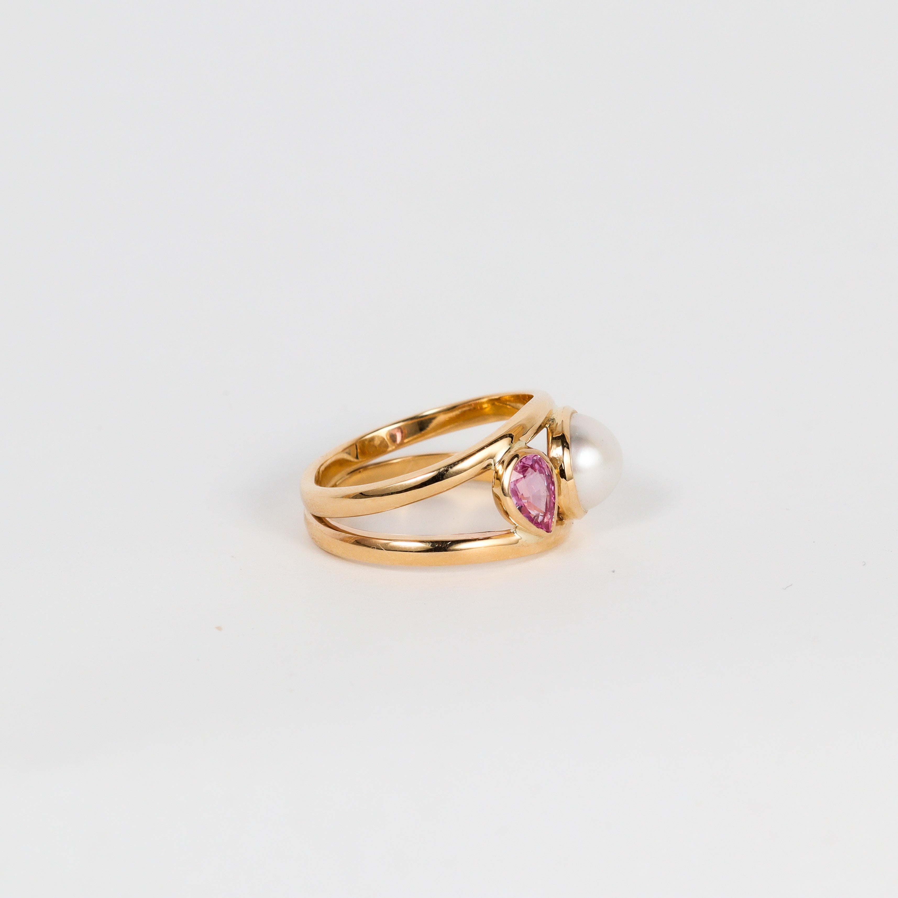 Coral Bay Jewels - Broome Pearl & Pink Sapphire Ring