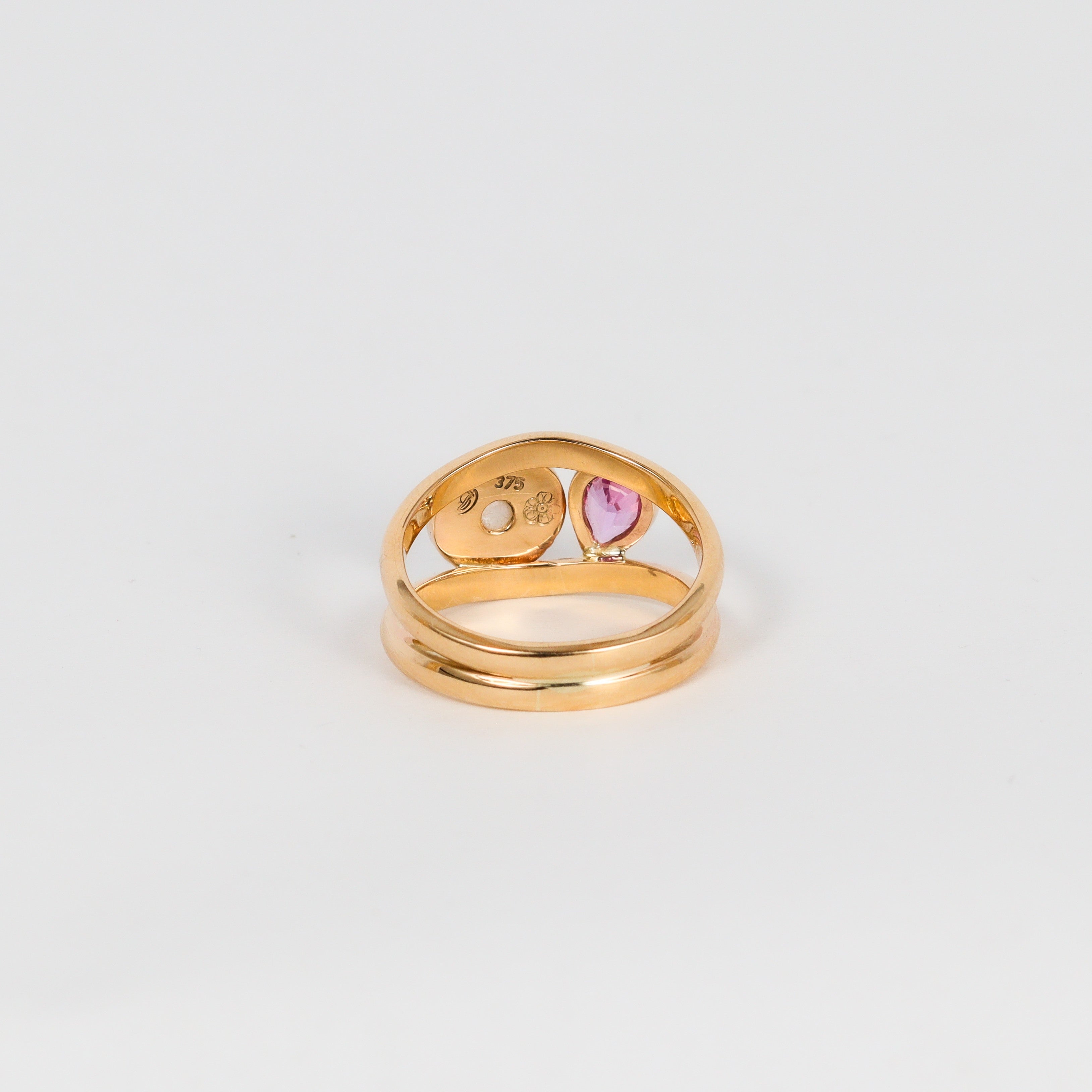 Coral Bay Jewels - Broome Pearl & Pink Sapphire Ring