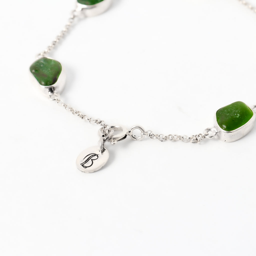 Coral Bay Jewels - Pearl & Sea Glass Bracelet