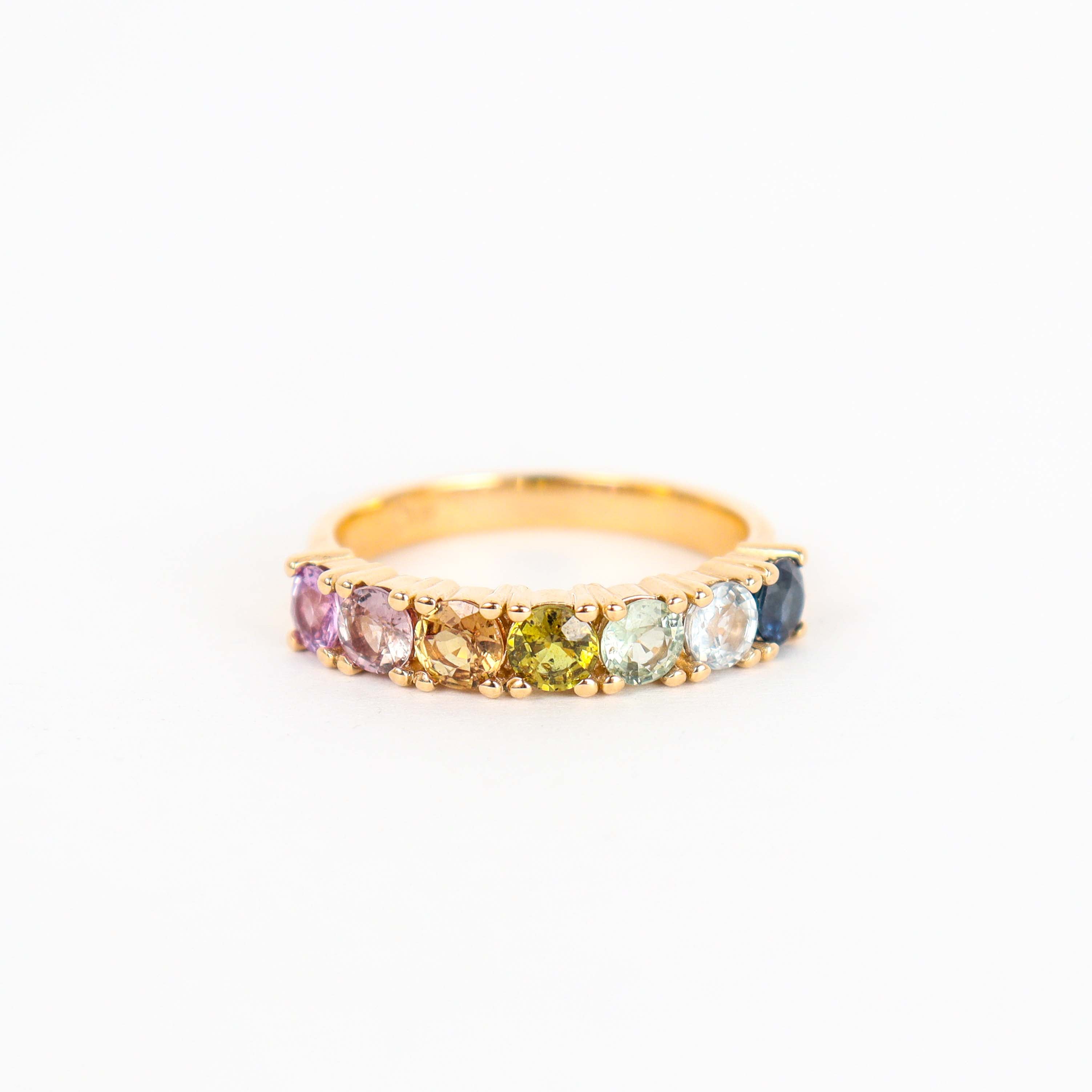 Leon Baker - Ring with Multi-coloured Sapphires