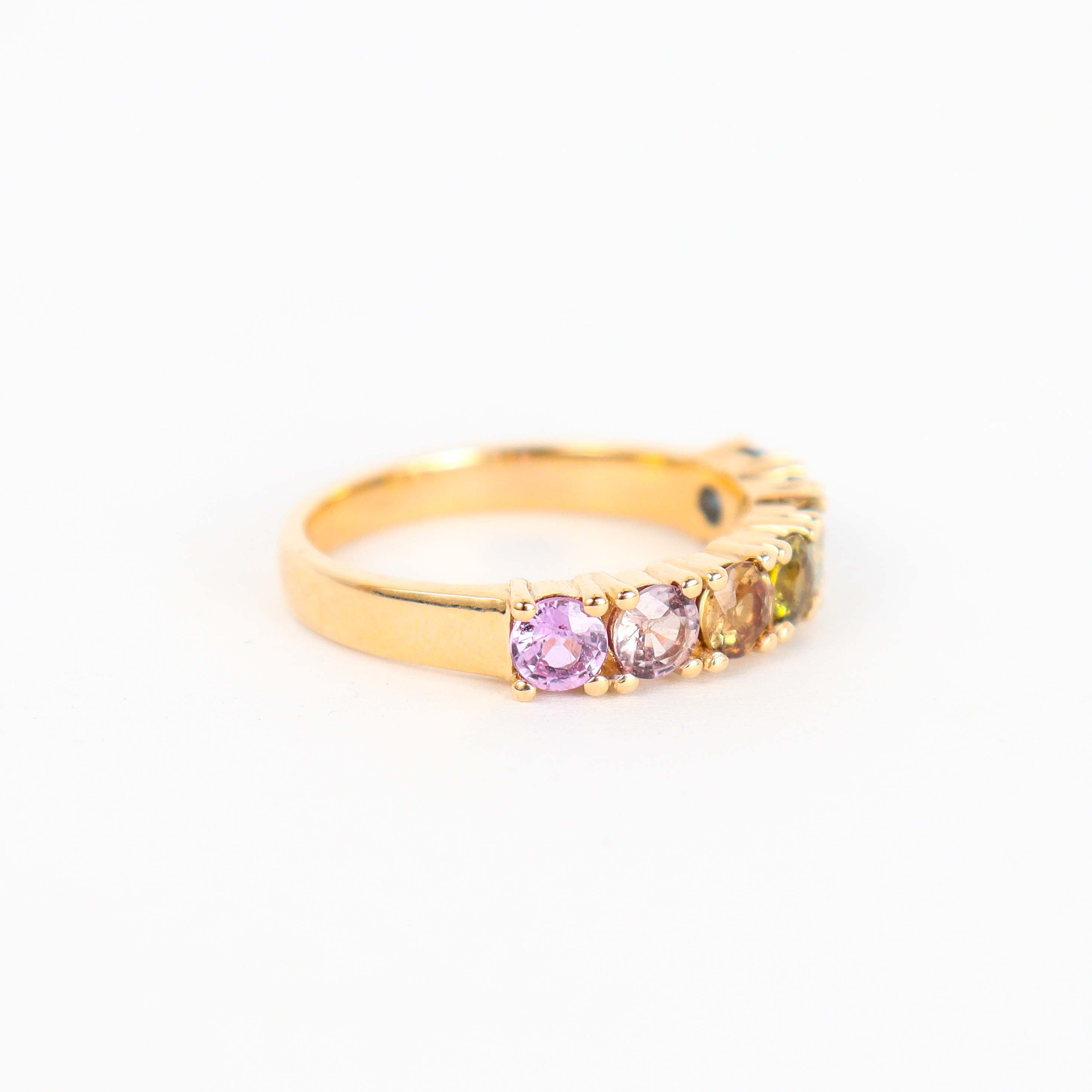Leon Baker - Ring with Multi-coloured Sapphires
