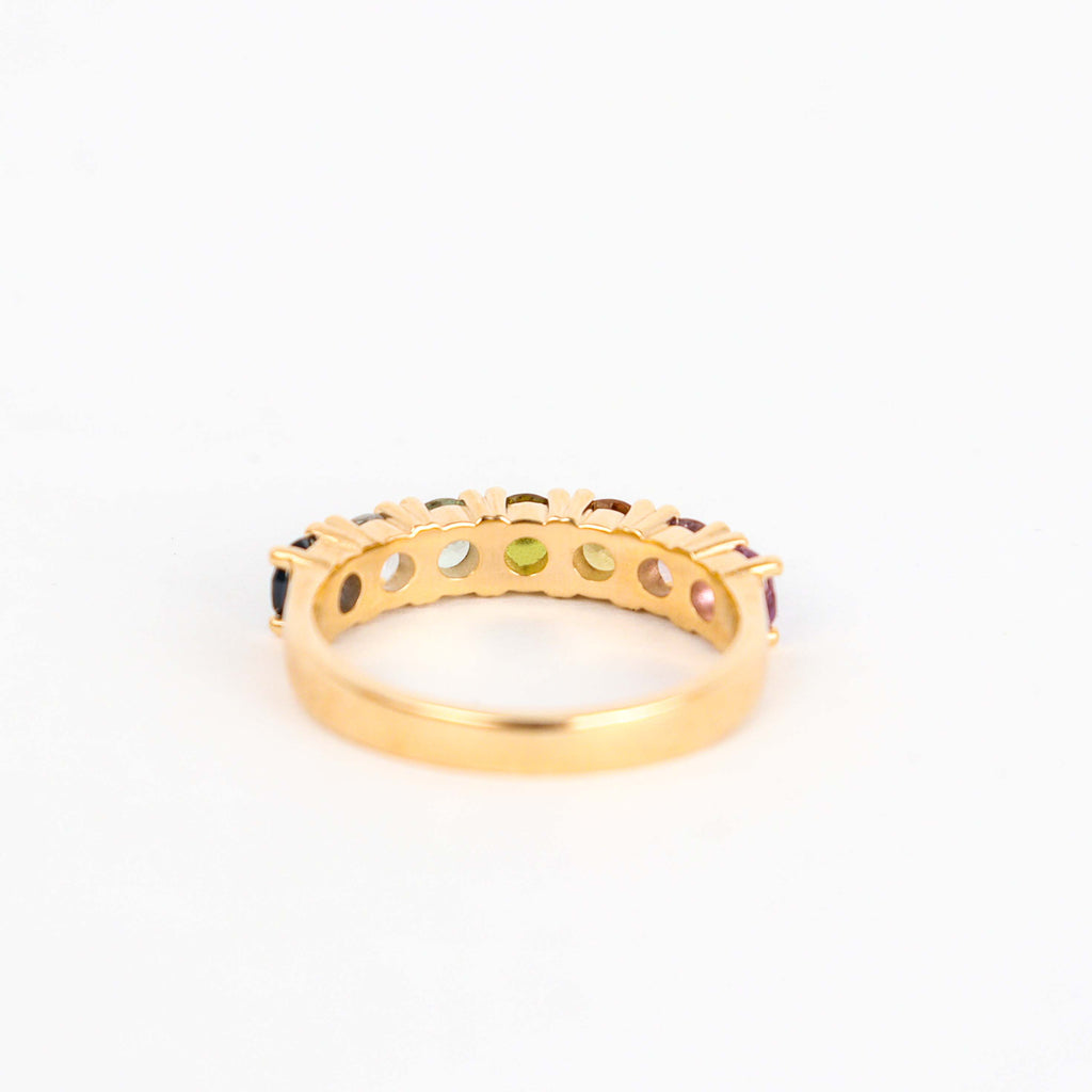 Leon Baker - Ring with Multi-coloured Sapphires