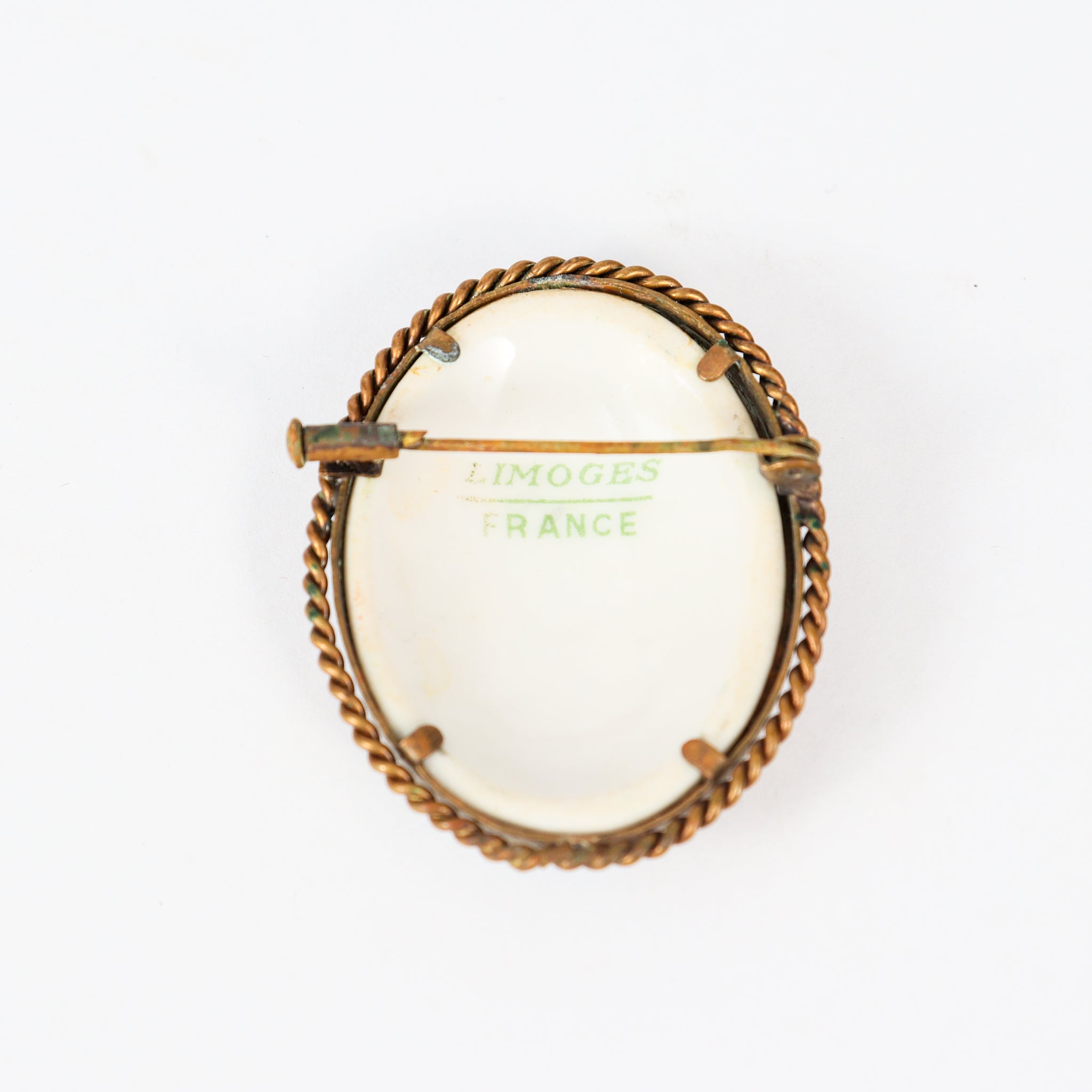 Leon Baker - Vintage Limoges Queen Brooch