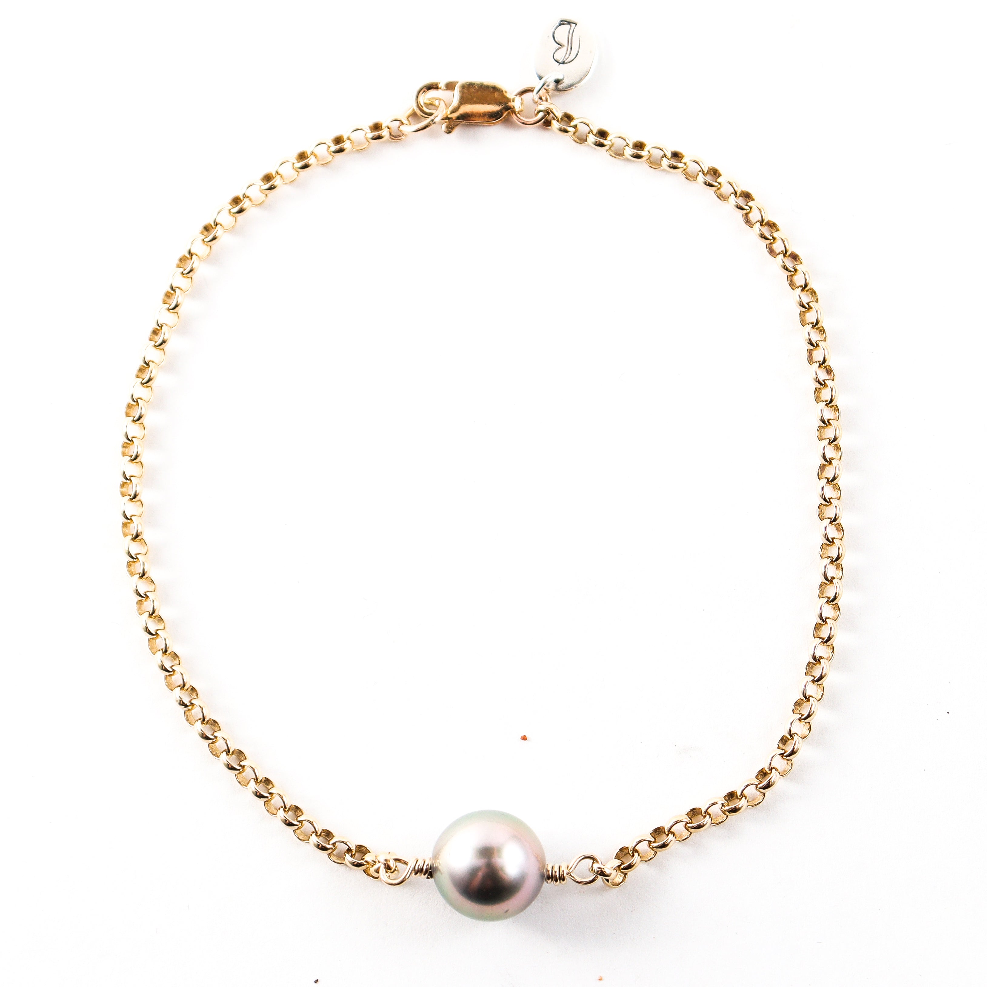 Coral Bay Jewels - 9kyg Abrolhos Pearl Bracelet with Sterling Silver LBJ Tag
