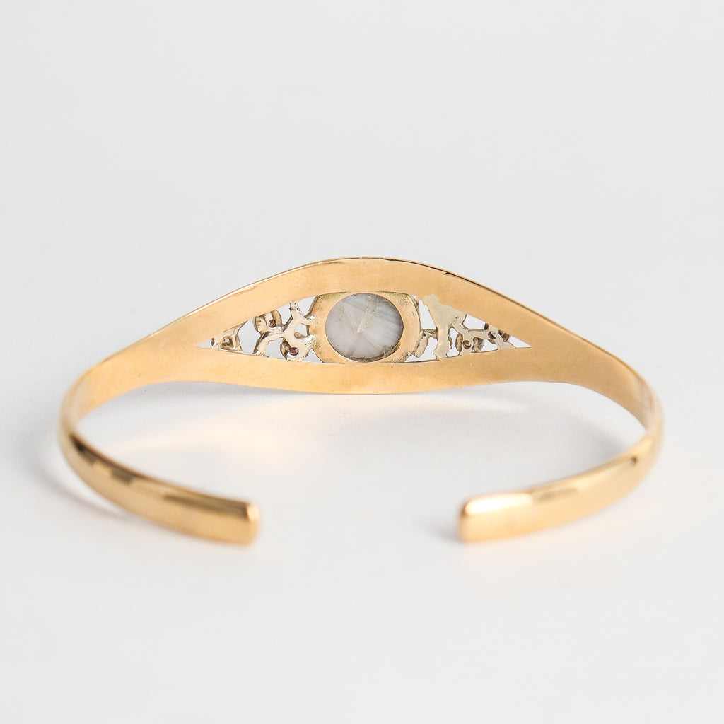 Coral Bay Jewels - Abrolhos Pearl & Diamond Cuff Bangle