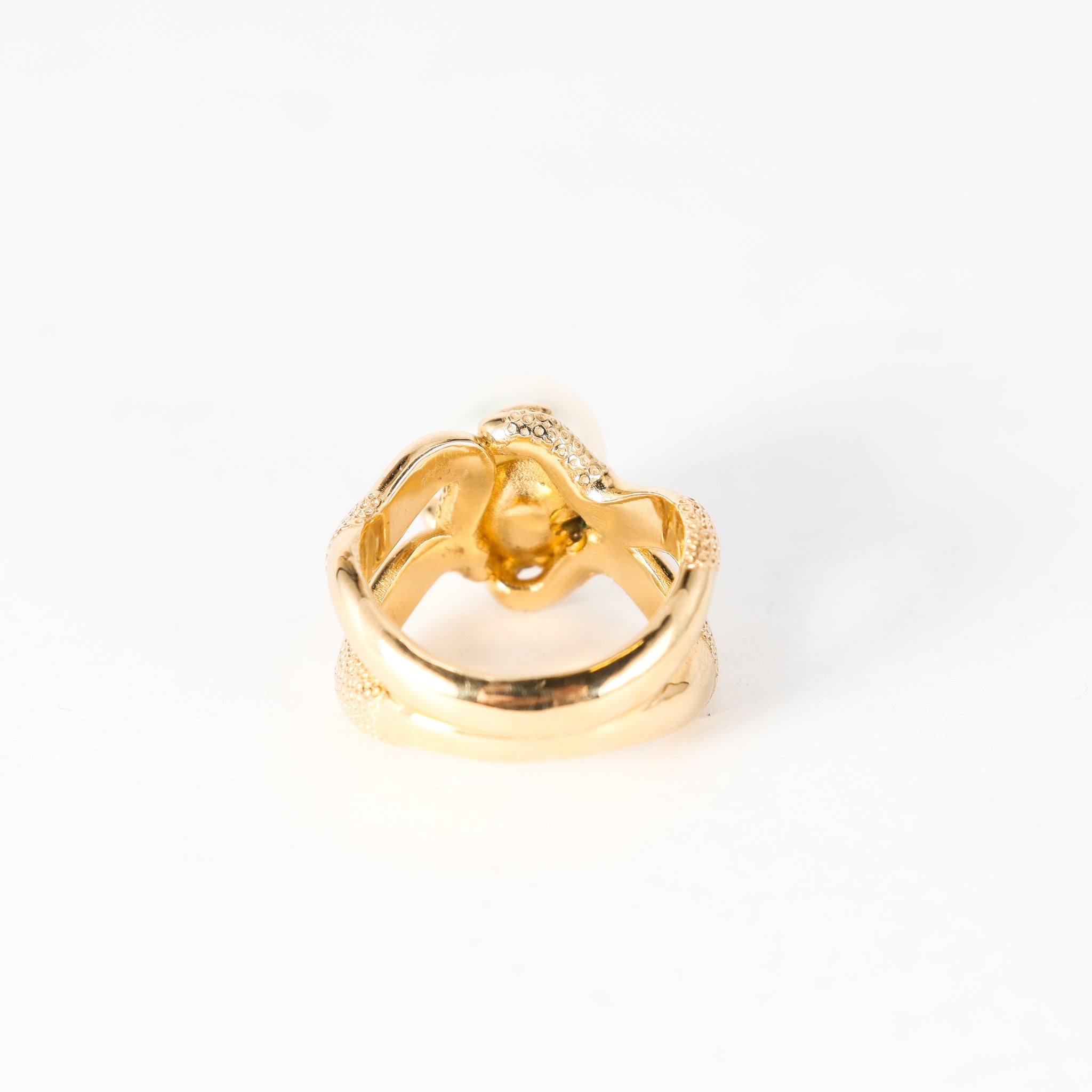 Coral Bay Jewels - Octopus Ring with Broome Pearl & Tourmaline