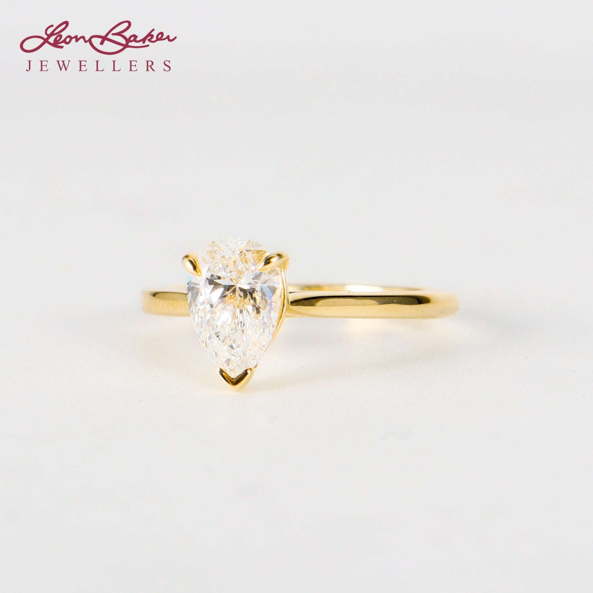 Leon Baker - 9K Gold Lab Diamond Ring