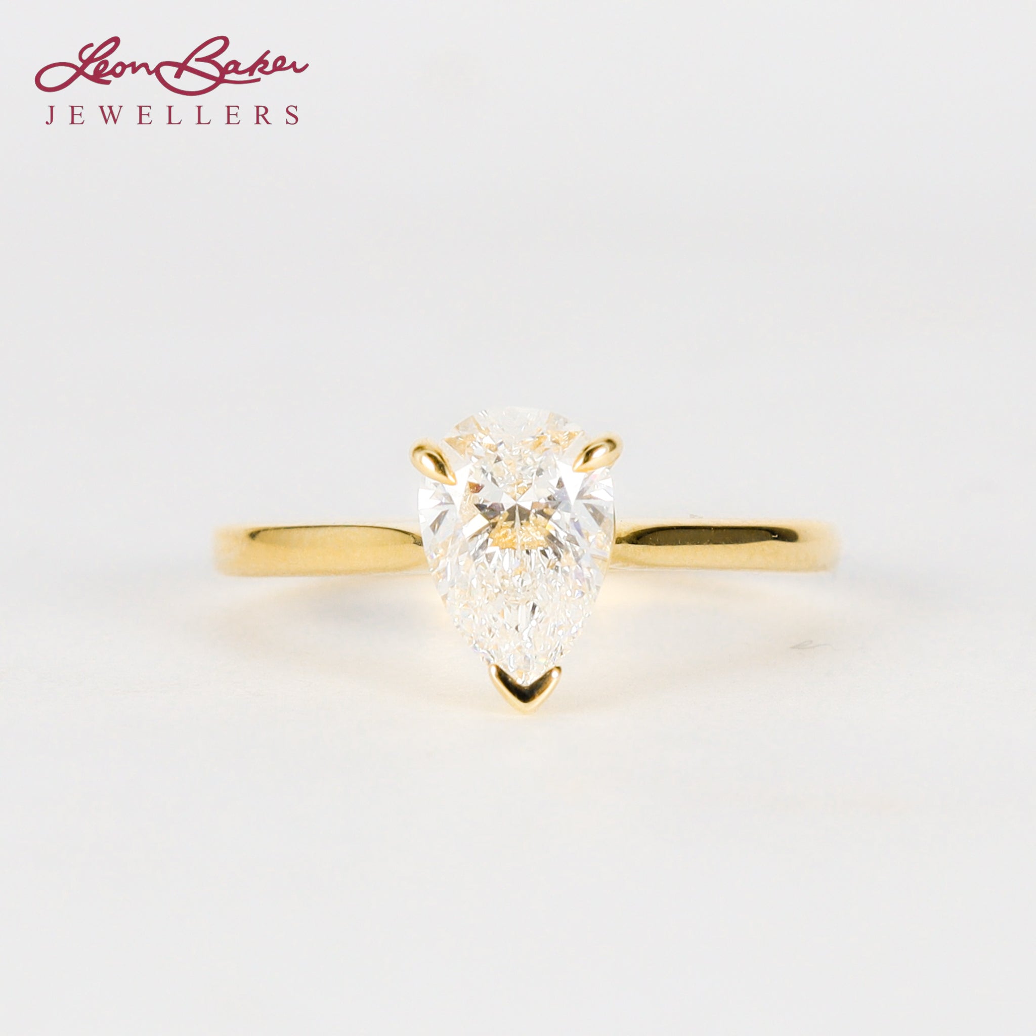 Leon Baker - 9K Gold Lab Diamond Ring