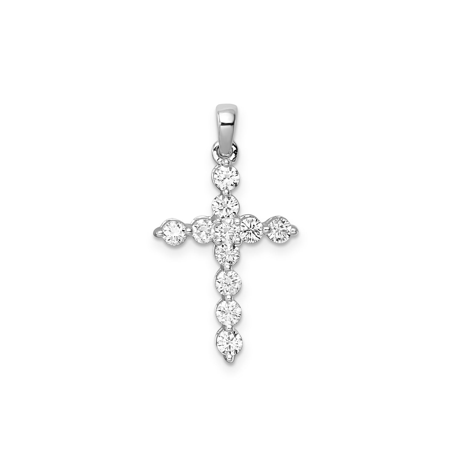 0.40ct Lab Grown Diamond Pendant in 9K White Gold