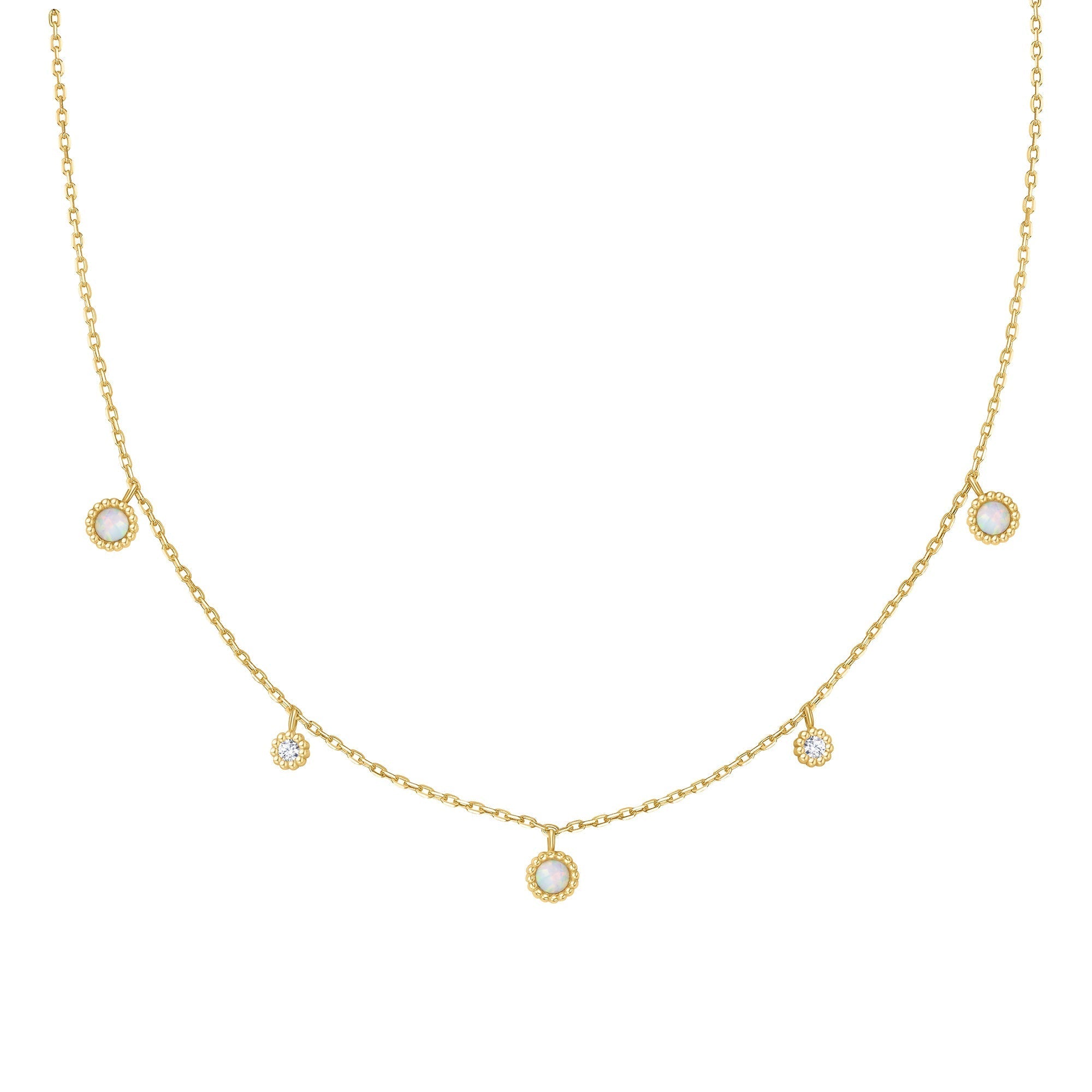 Ania Haie Gold Kyoto Opal Station Necklace