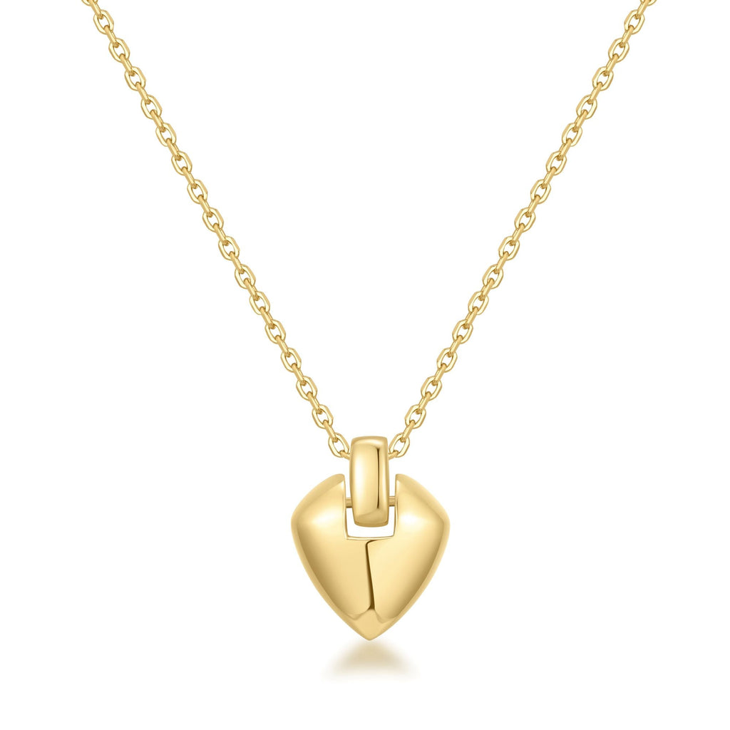 Ania Haie Gold Shield Pendent Necklace