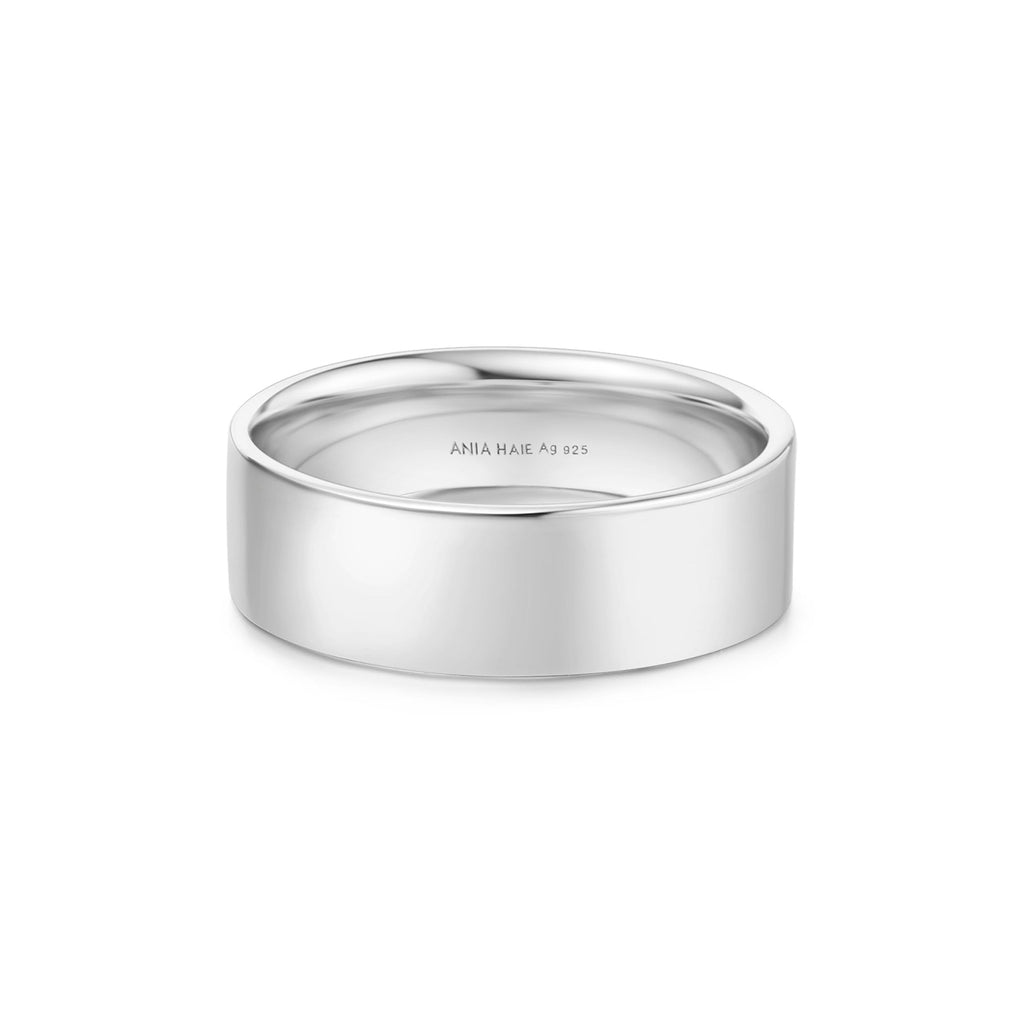 Ania Haie Silver Smooth Band 6mm