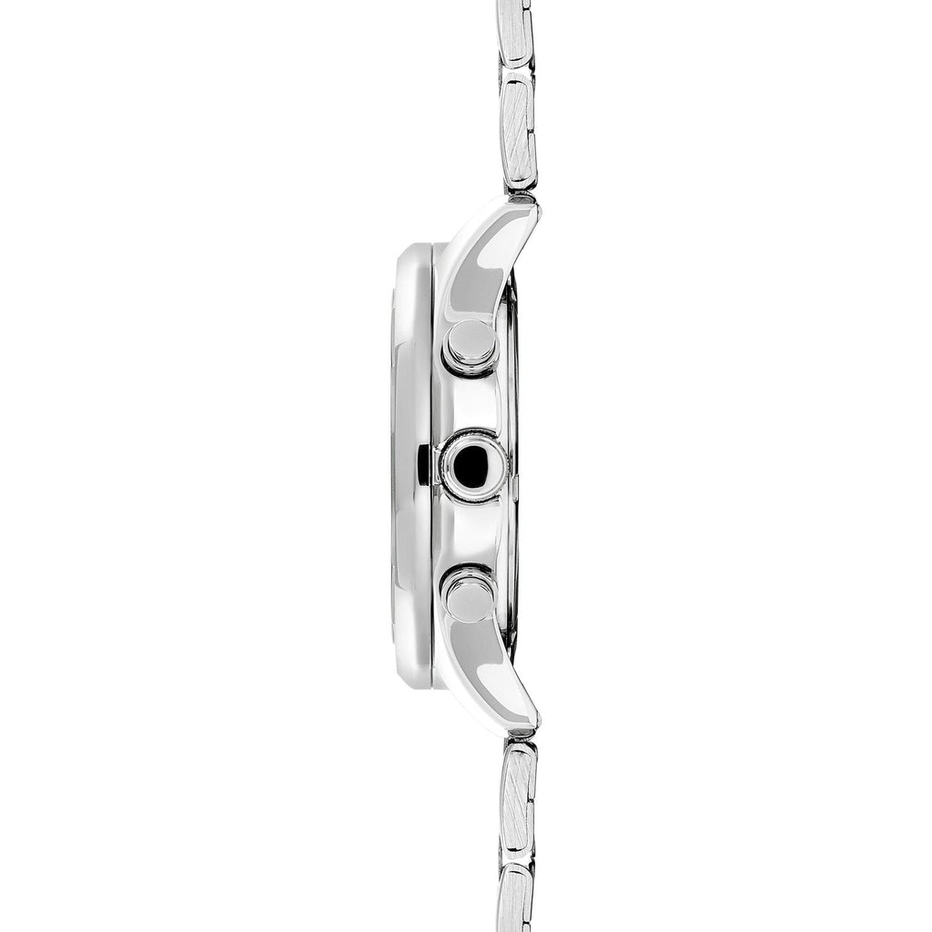 Sekonda Mens Octaire Black Dial Stainless Steel Bracelet 40mm Watch