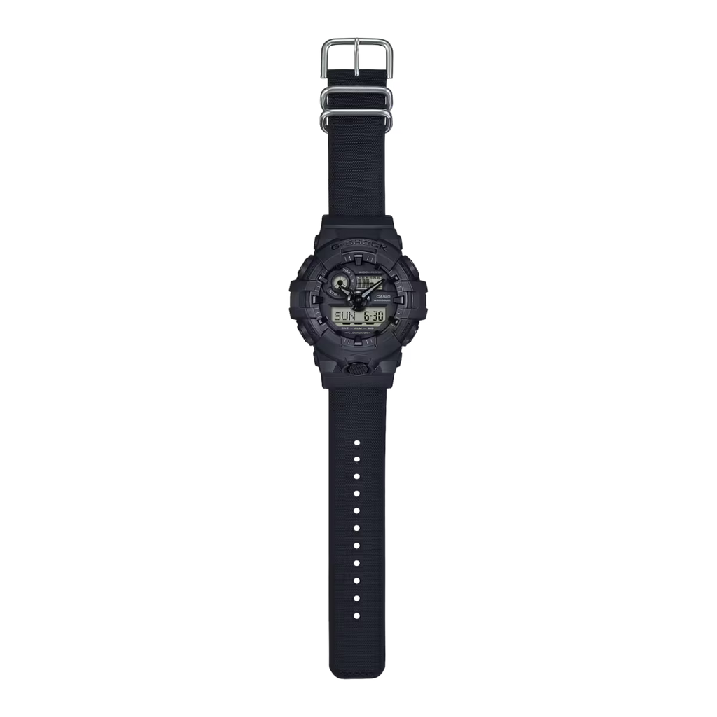Casio - G-Shock Duo Black Cordura Cloth Band Watch