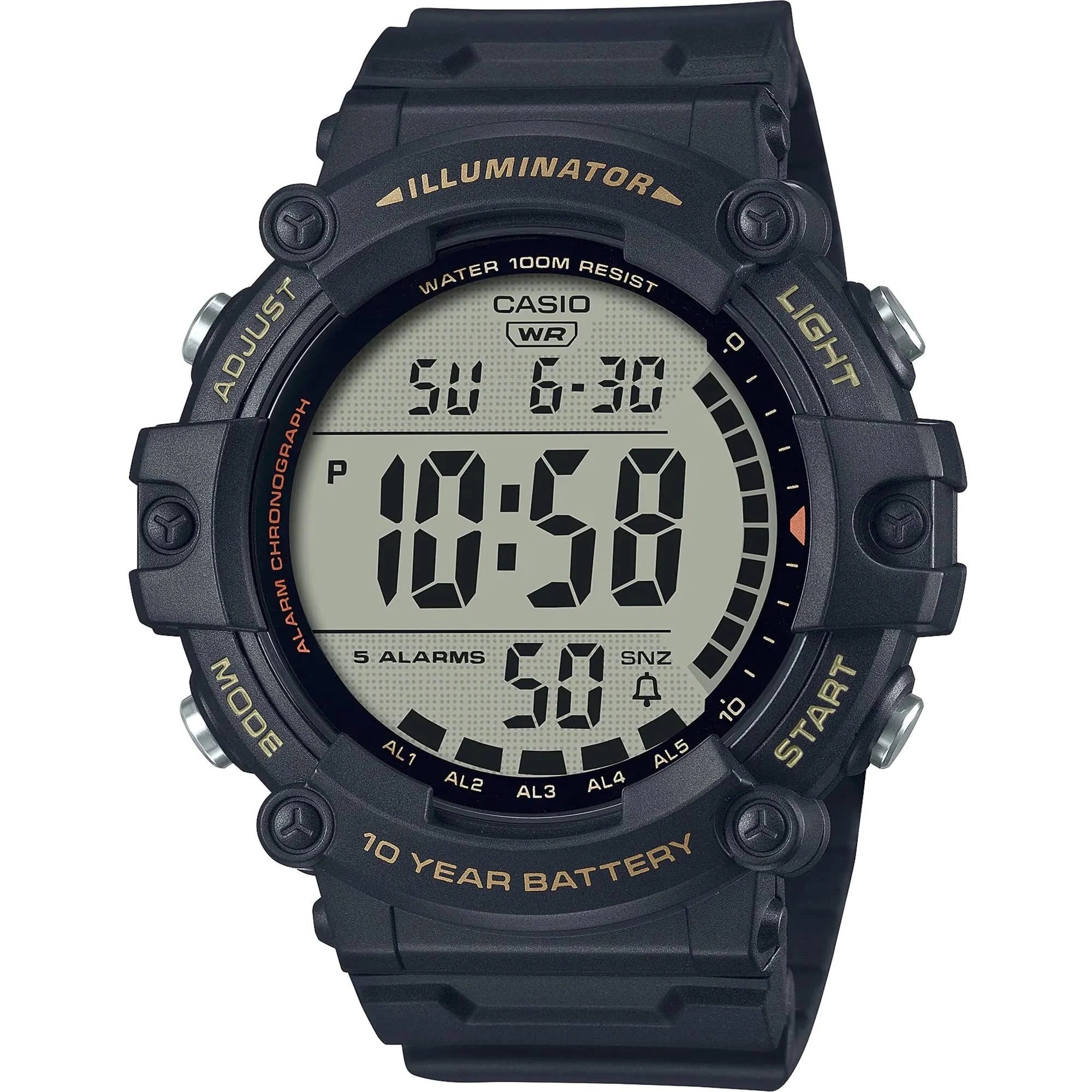 Casio - Illuminator 10 Year Battery Watch